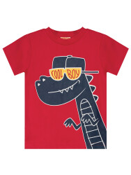 Cool Dino Erkek Çocuk Yazlık T-shirt Şort Takım - 5