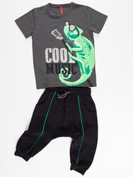 Cool Music Boy Capri T-shirt Set - 3