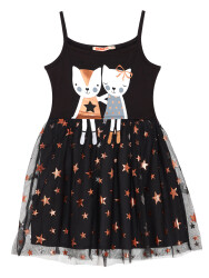 Copper Star Cat Dress - 3