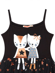 Copper Star Cat Dress - Thumbnail