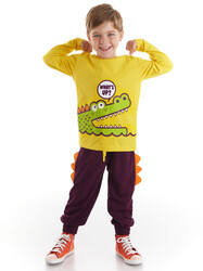 Croc Joe Boy T-shirt&Pants Set - Thumbnail