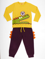 Croc Joe Boy T-shirt&Pants Set - Thumbnail
