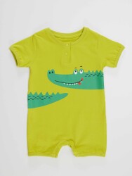 Croco Baby Boy Cotton Romper - 3