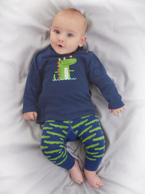 Crocodile Baby Boy Leggings+T-shirt Set - 2