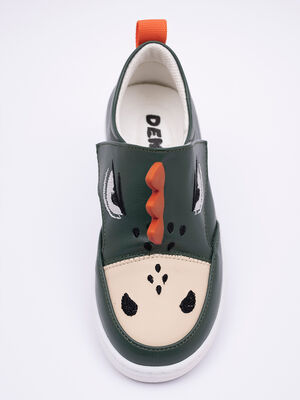 Crocodile Boy Green Sneakers - 2