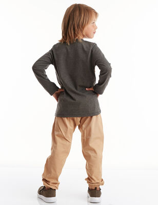 Cubic Boy Gabardin Pants Set - 2