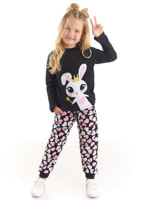 Cute Bunny Girl T-shirt&Pants Set - 1