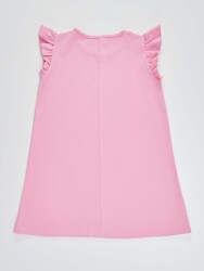 Cute Bunny Pink Girl Dress - 4