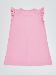 Cute Bunny Pink Girl Dress - Thumbnail