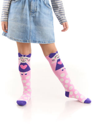 Cute Cat Girl Socks - 1