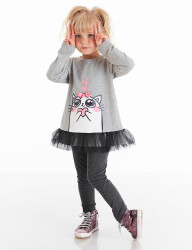 Cute Cat Girl Tunic+Leggings Set - 1