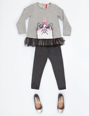 Cute Cat Girl Tunic+Leggings Set - 3