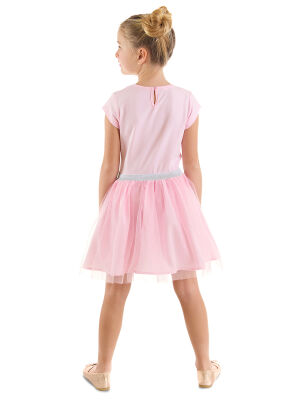 Cute Kitty Girl Pink Tulle Dress - 2