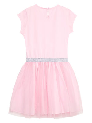 Cute Kitty Girl Pink Tulle Dress - 4