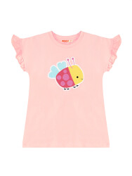 Cute Ladybug Girl T-shirt&Leggings Set - 5