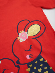 Cute Mice Girl T-shirt&Leggings Set - Thumbnail