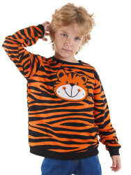 Cute Tiger Boy Sweatshirt - 1