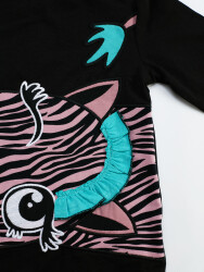 Cute Zebra Girl T-shirt&Leggings Set - 5