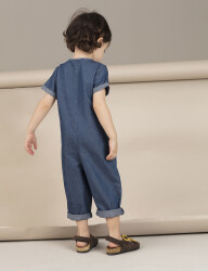 Denim Sailor Boy Overall - 2