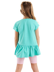 Deniz Tavşanı Kız Çocuk T-shirt Tayt Takım - Thumbnail