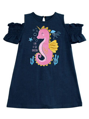 Denizatı Unicorn Kız Çocuk Elbise