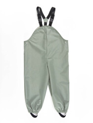 Digger Boy Khaki Waterproof Puddlesuit Dungarees - 4