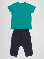 Digger Green Boy T-shirt&Capri Set - 4