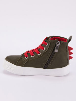 Dino Boy Khaki Sneakers - 4