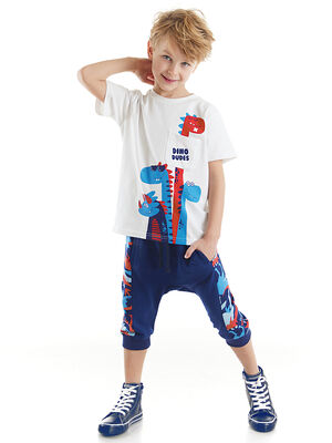 Dino Dudes Boy T-shirt&Harem Pants Set