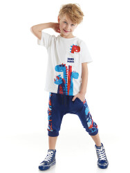 Dino Dudes Boy T-shirt&Harem Pants Set - 1