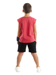 Dino Expert Boy T-shirt&Shorts Set - Thumbnail