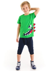 Dino Laugh Boy T-shirt&Harem Pants Set - 1