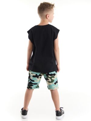 Dino on Stage Boy T-shirt&Shorts Set - 2