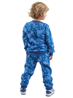 Dino Park Boy Navy Blue Tracksuit - 2