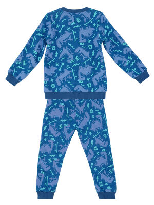 Dino Park Boy Navy Blue Tracksuit - 4