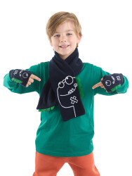 Dino Polar Boy Scarf&Glove Set - 2