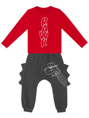 Dino Spikes Boy Pants Set - 3