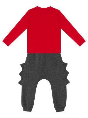 Dino Spikes Boy Pants Set - 4