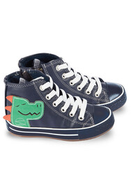 Dino Tırtırlı Erkek Çocuk Sneakers Spor Ayakkabı - Thumbnail