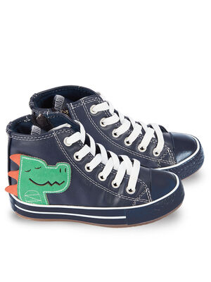 Dino Tırtırlı Erkek Çocuk Sneakers Spor Ayakkabı