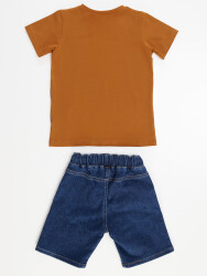 DJ Boy T-shirt&Denim Shorts Set - 4