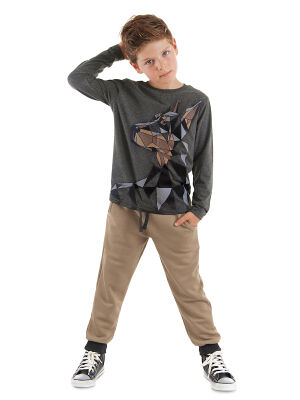 Doberman Boy T-shirt&Pants Set - 1