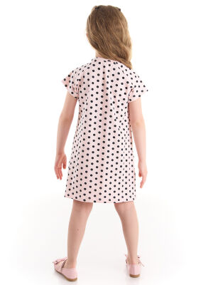 Dotted Pink Girl Dress - 2