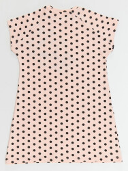 Dotted Pink Girl Dress - 4