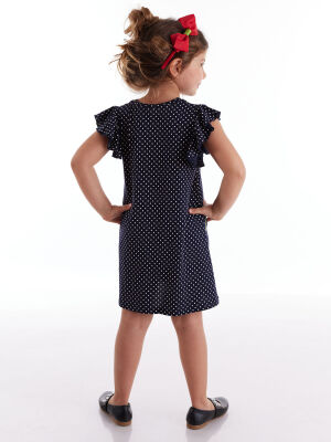 Dotted Poppy Cotton Girl Dress - 2