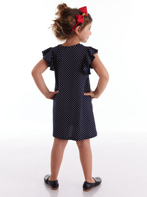 Dotted Poppy Cotton Girl Dress