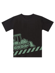 Dozer on Duty Boy T-shirt&Capri Pants Set - Thumbnail