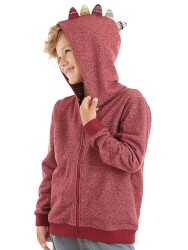 Dragon Boy Burgundy Hoodie - 1