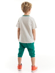Eat&Play Boy T-shirt&Harem Pants Set - Thumbnail