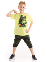 Explorer Wolf Boy T-shirt&Harem Pants Set - 1